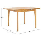 SAFAVIEH Couture Jeanick Extendable Dining Table - 50" W x 50" D x 30" H - 50Wx50Dx30H