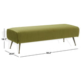 SAFAVIEH Couture Jeanmarie Bench - 60Wx21Dx18H