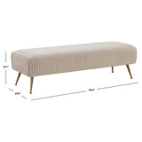 SAFAVIEH Couture Jeanmarie Bench - 60Wx21Dx18H