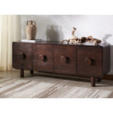 SAFAVIEH Couture Jennamira 4 Door Wood Sideboard - 63Wx17Dx24H