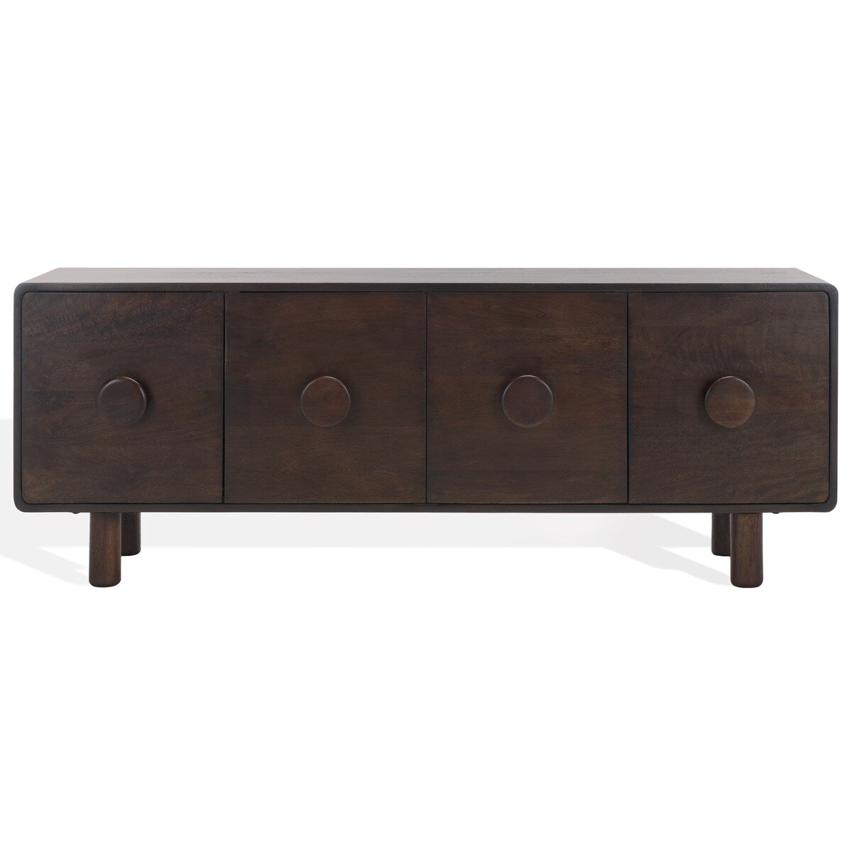 SAFAVIEH Couture Jennamira 4 Door Wood Sideboard - 63Wx17Dx24H