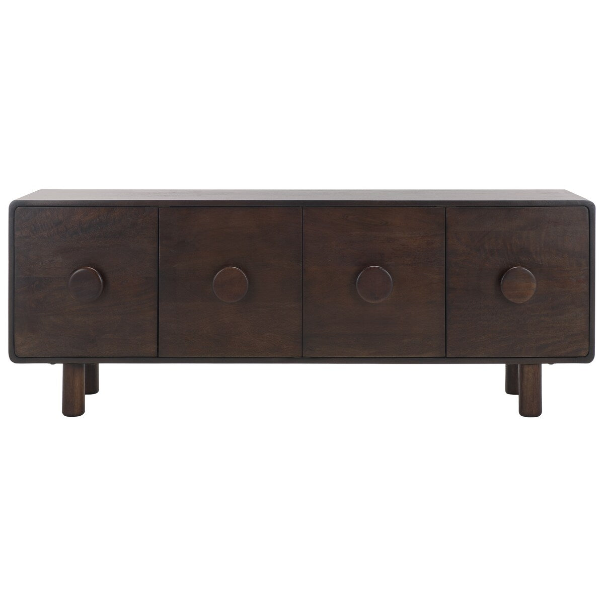 SAFAVIEH Couture Jennamira 4 Door Wood Sideboard - 63Wx17Dx24H