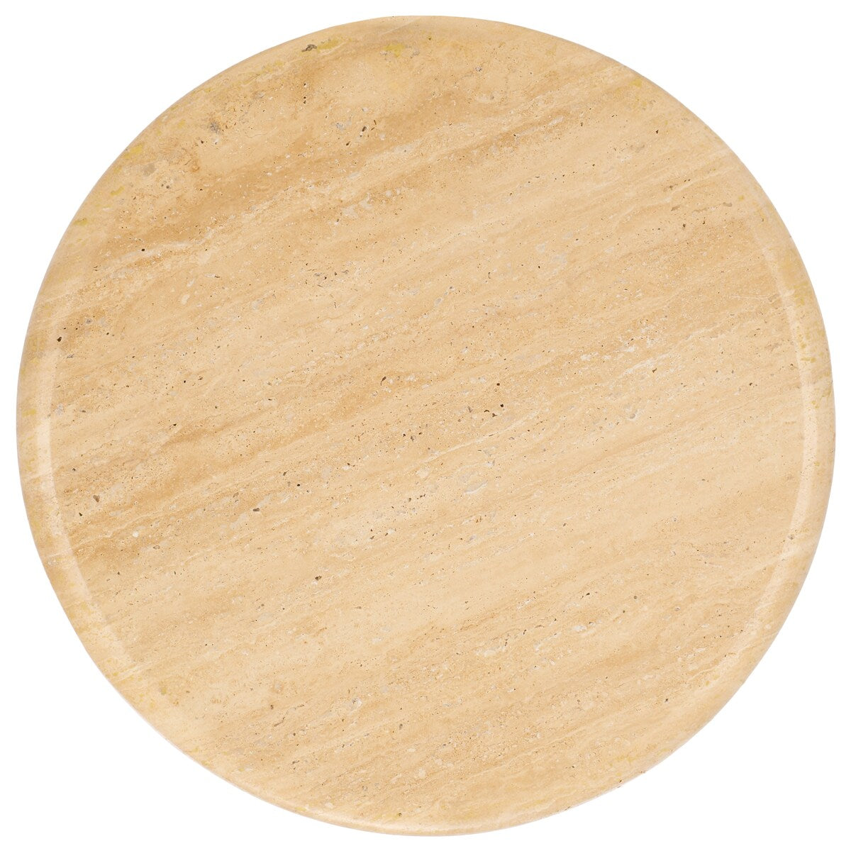 SAFAVIEH Couture Jennamira Round Travertine Table - 18Wx18Dx19H