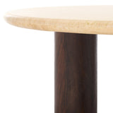 SAFAVIEH Couture Jennamira Travertine Coffe Table - 35Wx35Dx16H