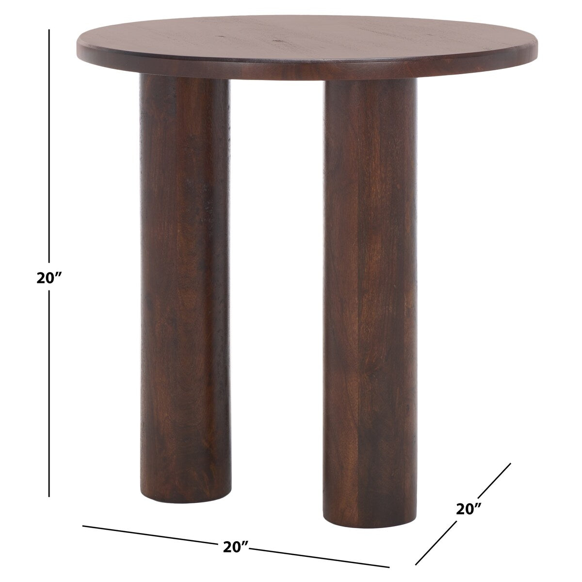 SAFAVIEH Couture Jennamira Wood Accent Table - 20Wx20Dx20H