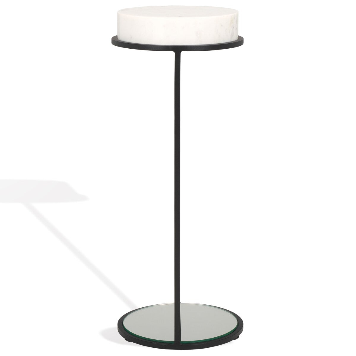 SAFAVIEH Couture Jennibelle Marble Drink Table - 10Wx10Dx22H