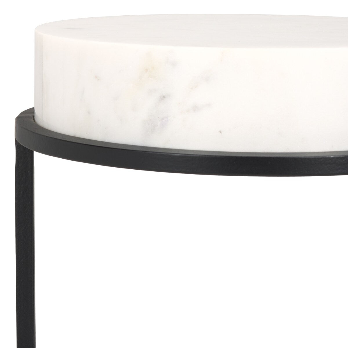 SAFAVIEH Couture Jennibelle Marble Drink Table - 10Wx10Dx22H