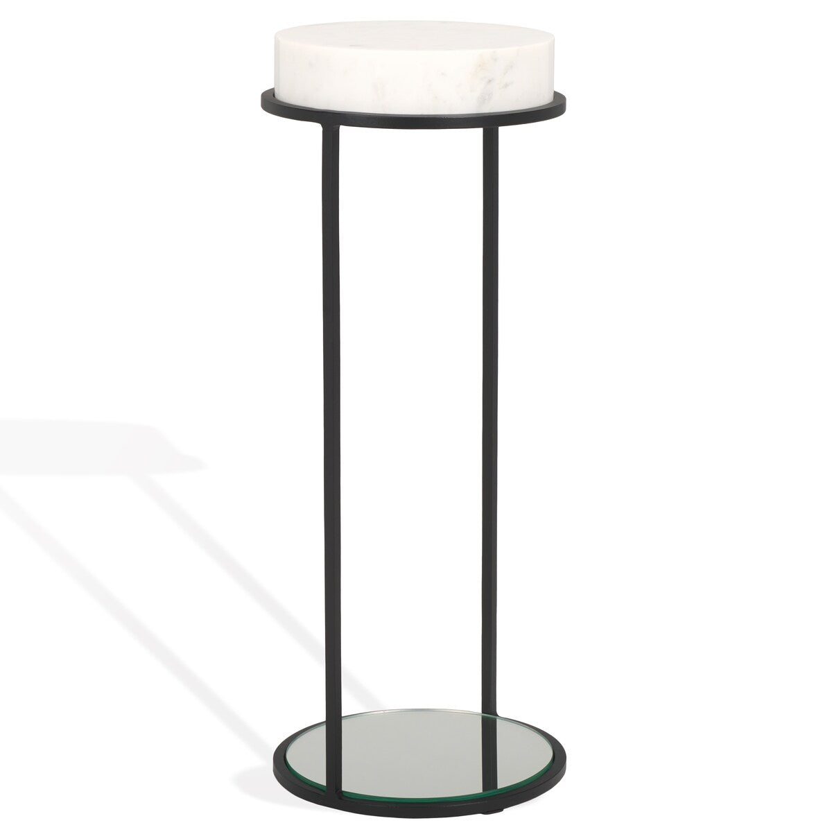 SAFAVIEH Couture Jennibelle Marble Drink Table - 10Wx10Dx22H