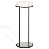 SAFAVIEH Couture Jennibelle Marble Drink Table - 10Wx10Dx22H