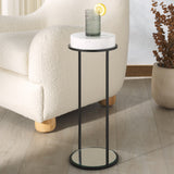 SAFAVIEH Couture Jennibelle Marble Drink Table - 10Wx10Dx22H