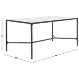 SAFAVIEH Couture Jessa Metal Coffee Table - 40Wx22Dx18H