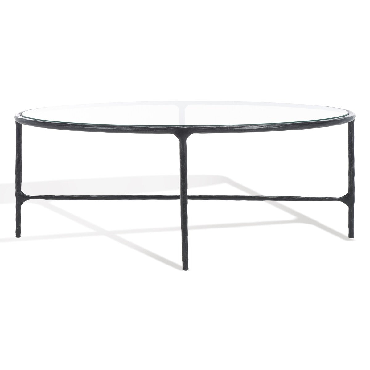 SAFAVIEH Couture Jessa Oval Metal Coffee Table - 40Wx30Dx15H