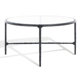 SAFAVIEH Couture Jessa Oval Metal Coffee Table - 40Wx30Dx15H