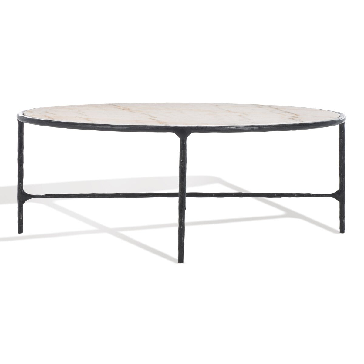 SAFAVIEH Couture Jessa Oval Metal Coffee Table - 40Wx30Dx15H