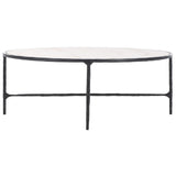 SAFAVIEH Couture Jessa Oval Metal Coffee Table - 40Wx30Dx15H