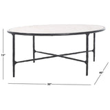 SAFAVIEH Couture Jessa Oval Metal Coffee Table - 40Wx30Dx15H