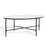 SAFAVIEH Couture Jessa Oval Metal Coffee Table - 40Wx30Dx15H