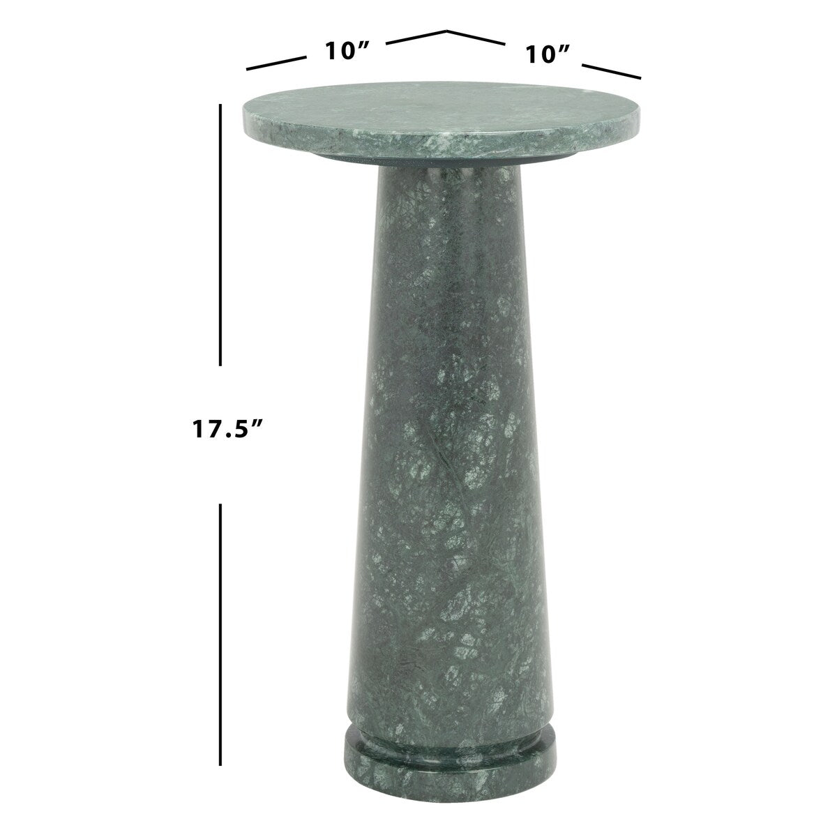 SAFAVIEH Couture Jose Round Marble Accent Table - 10Wx10Dx18H