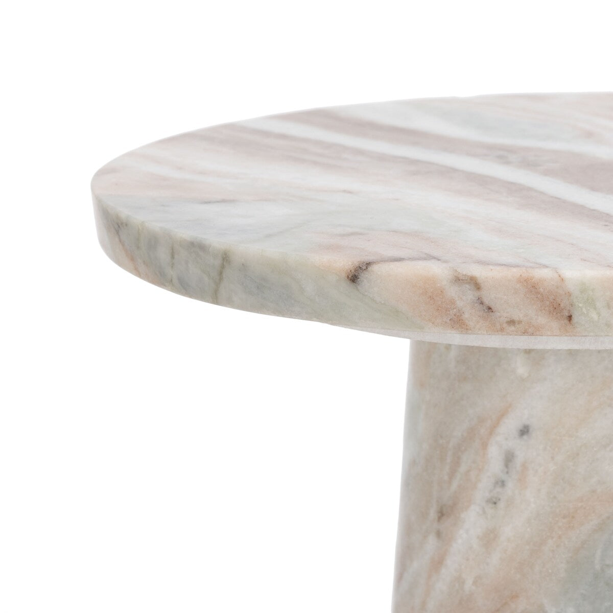 SAFAVIEH Couture Jose Round Marble Accent Table - 10Wx10Dx18H