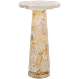 SAFAVIEH Couture Jose Round Marble Accent Table - 10Wx10Dx18H