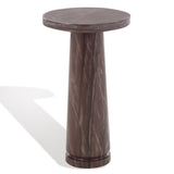 SAFAVIEH Couture Jose Round Marble Accent Table - 10Wx10Dx18H