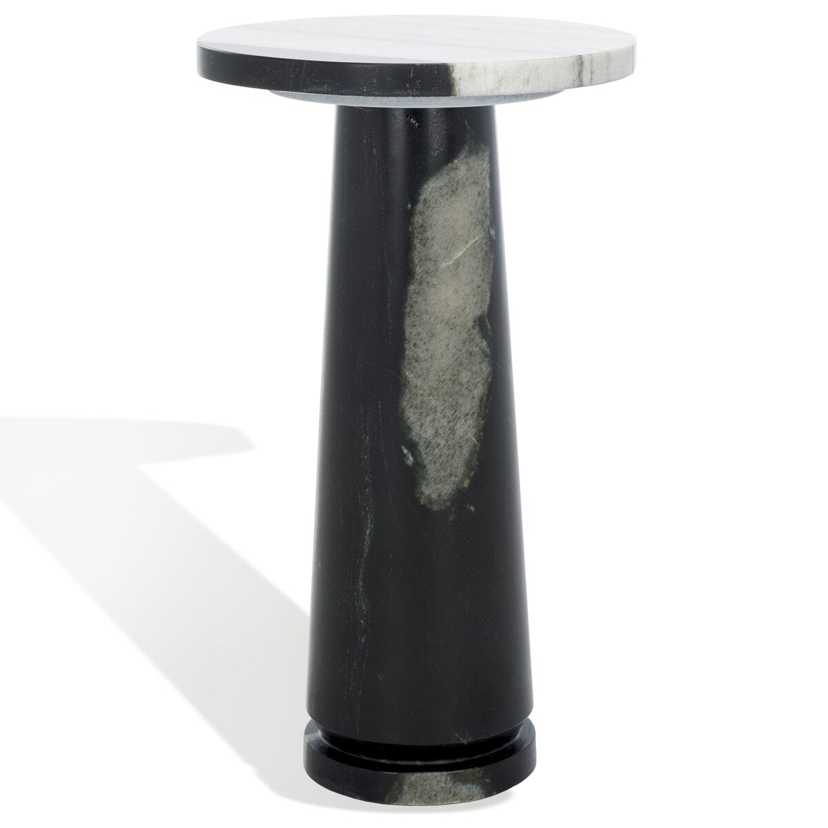 SAFAVIEH Couture Jose Round Marble Accent Table - 10Wx10Dx18H