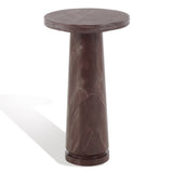 SAFAVIEH Couture Jose Round Marble Accent Table - 10Wx10Dx18H