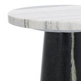 SAFAVIEH Couture Jose Round Marble Accent Table - 10Wx10Dx18H