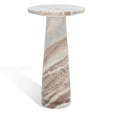 SAFAVIEH Couture Jose Round Marble Accent Table - 10Wx10Dx18H