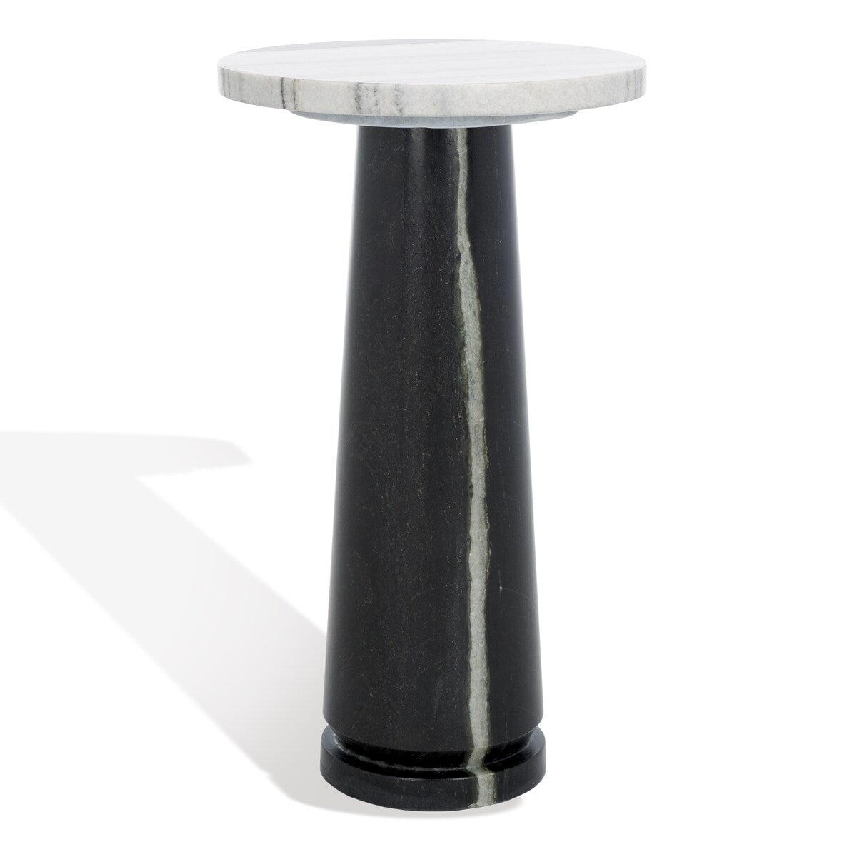 SAFAVIEH Couture Jose Round Marble Accent Table - 10Wx10Dx18H