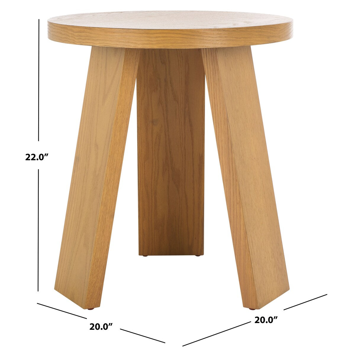 SAFAVIEH Couture Julianna Wood Accent Table - 20Wx20Dx22H