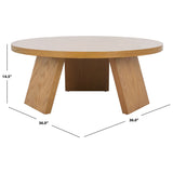 SAFAVIEH Couture Julianna Wood Coffee Table - 36Wx36Dx15H