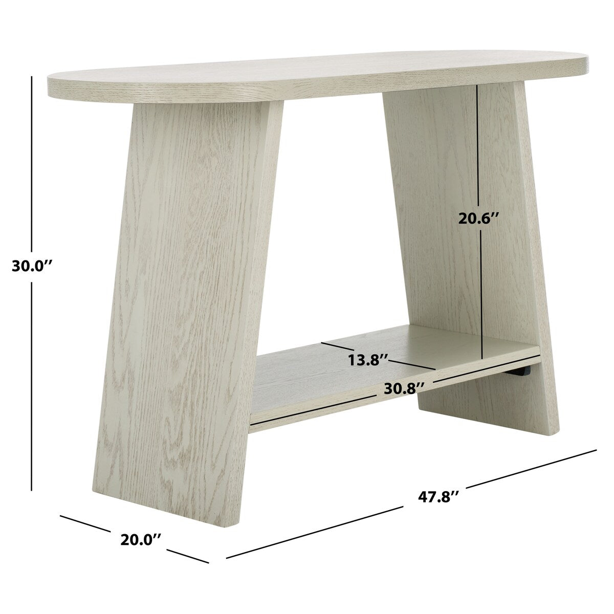 SAFAVIEH Couture Julianna Wood Console Table - 48Wx20Dx30H