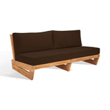 SAFAVIEH Couture Julianne Teak Patio Sofa - 70Wx35Dx28H