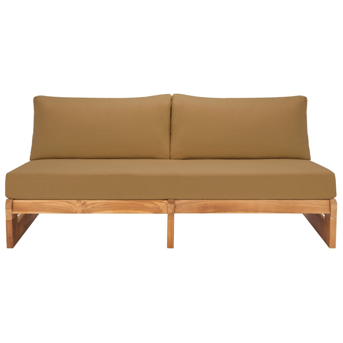 SAFAVIEH Couture Julianne Teak Patio Sofa - 70Wx35Dx28H