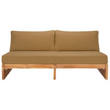 SAFAVIEH Couture Julianne Teak Patio Sofa - 70Wx35Dx28H