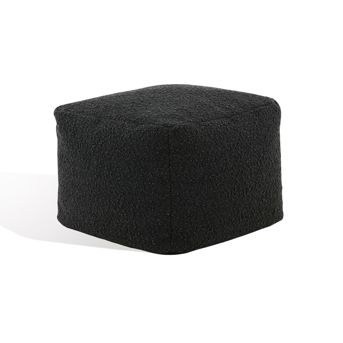 SAFAVIEH Couture Kamryn Boucle Square Ottoman Pouf