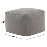 SAFAVIEH Couture Kamryn Boucle Square Ottoman Pouf