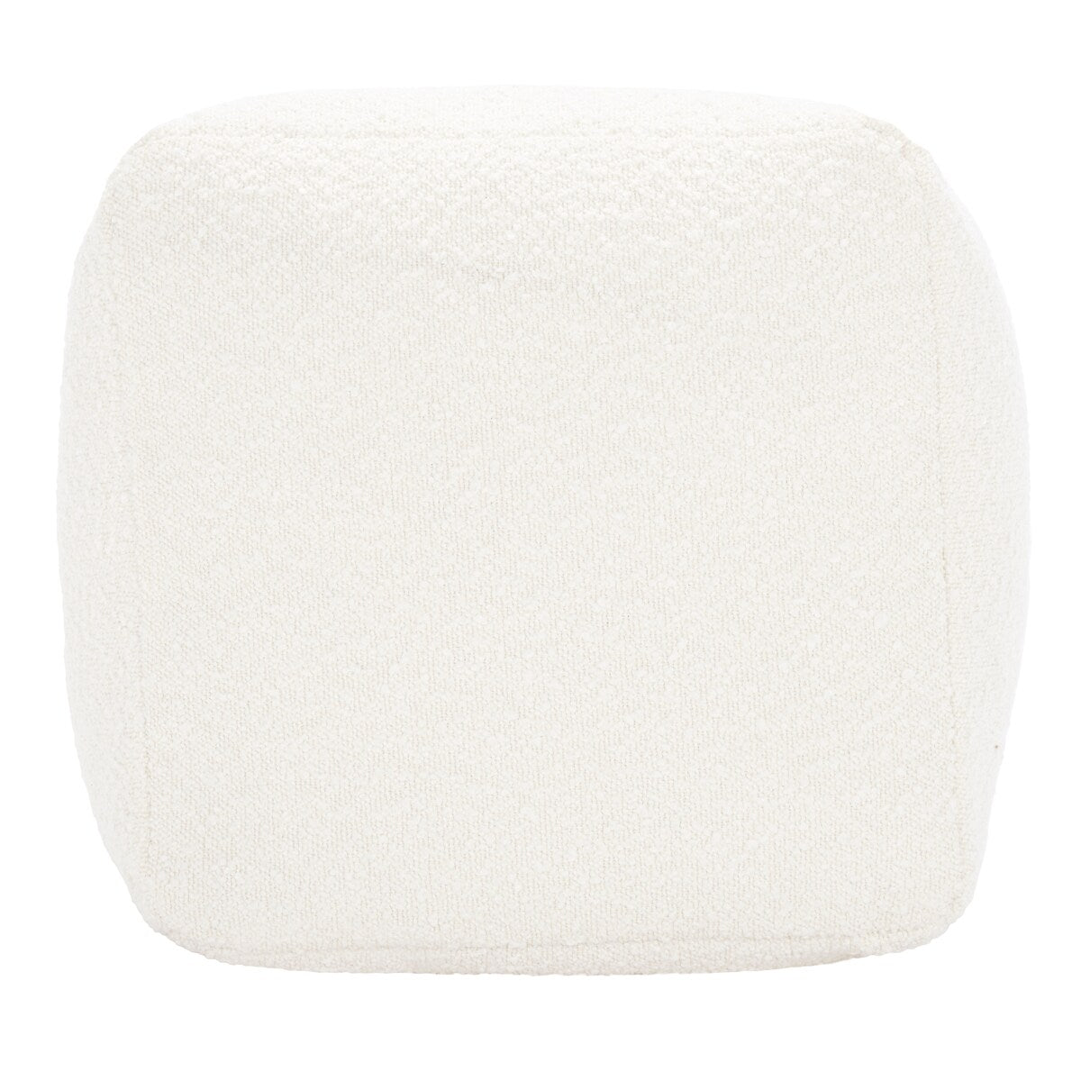 SAFAVIEH Couture Kamryn Boucle Square Ottoman Pouf