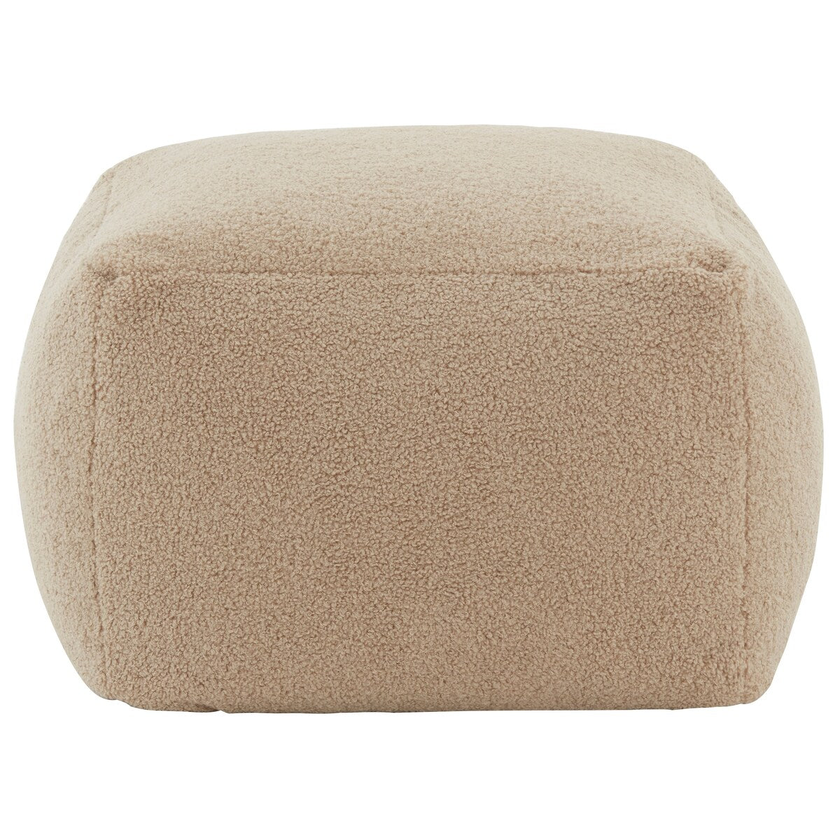 SAFAVIEH Couture Kamryn Boucle Square Ottoman Pouf