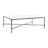 SAFAVIEH Couture Karita Rectangle Metal Coffee Table - 48" W x 28" L x 15" H - 48Wx28Dx15H