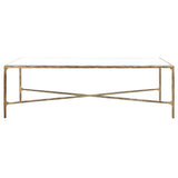 SAFAVIEH Couture Karita Rectangle Metal Coffee Table - 48" W x 28" L x 15" H - 48Wx28Dx15H