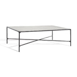 SAFAVIEH Couture Karita Rectangle Metal Coffee Table - 48" W x 28" L x 15" H - 48Wx28Dx15H