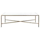 SAFAVIEH Couture Karita Rectangle Metal Coffee Table - 48" W x 28" L x 15" H - 48Wx28Dx15H