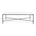 SAFAVIEH Couture Karita Rectangle Metal Coffee Table - 48" W x 28" L x 15" H - 48Wx28Dx15H