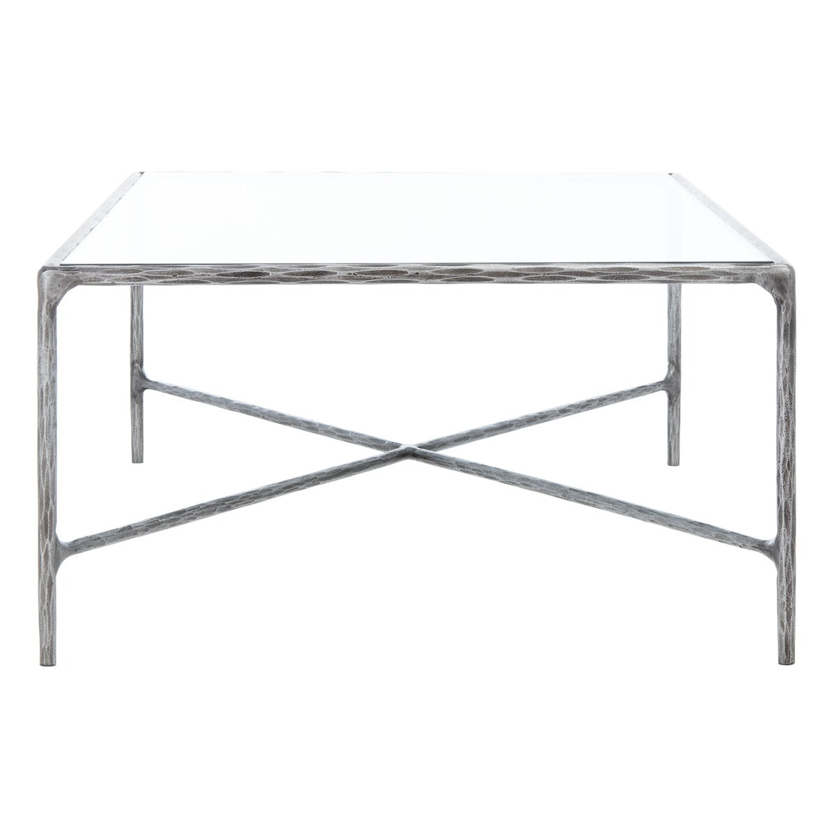 SAFAVIEH Couture Karita Rectangle Metal Coffee Table - 48" W x 28" L x 15" H - 48Wx28Dx15H