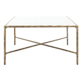 SAFAVIEH Couture Karita Rectangle Metal Coffee Table - 48" W x 28" L x 15" H - 48Wx28Dx15H