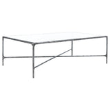 SAFAVIEH Couture Karita Rectangle Metal Coffee Table - 48" W x 28" L x 15" H - 48Wx28Dx15H