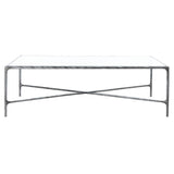 SAFAVIEH Couture Karita Rectangle Metal Coffee Table - 48" W x 28" L x 15" H - 48Wx28Dx15H