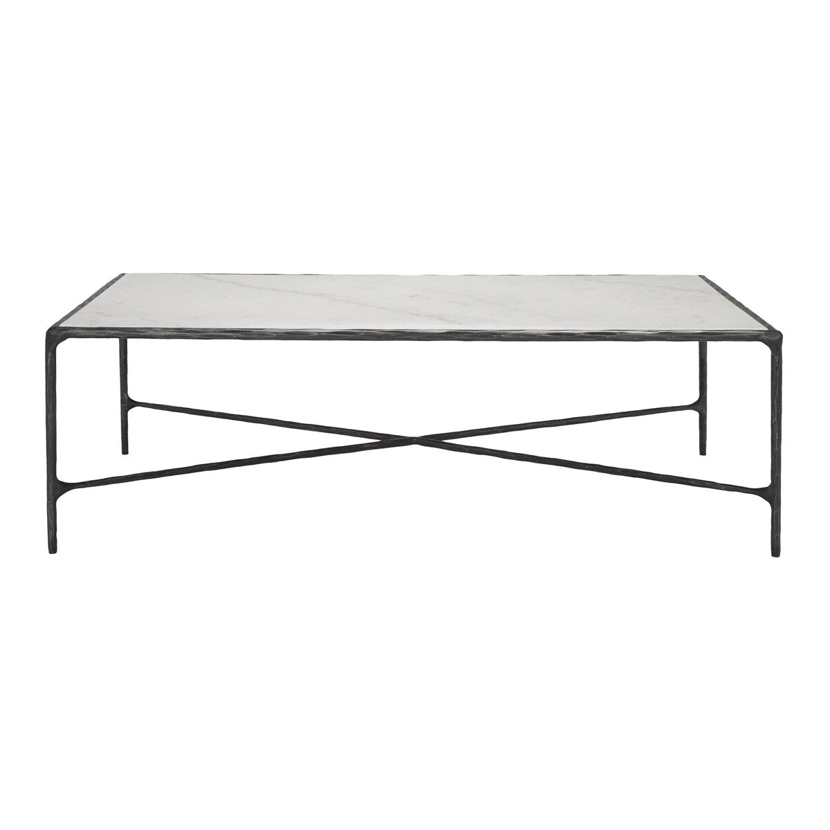 SAFAVIEH Couture Karita Rectangle Metal Coffee Table - 48" W x 28" L x 15" H - 48Wx28Dx15H